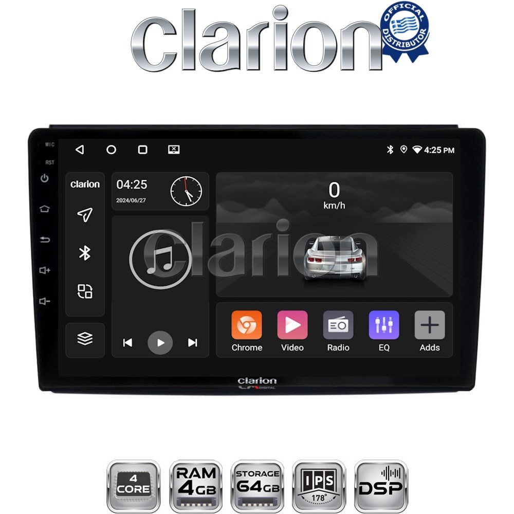 CLARION GL32193 Οθόνη OEM Multimedia Αυτοκινήτου για DUCATO, BOXER, JUMBER  (CarPlay/AndroidAuto/BT/GPS/WIFI/GPRS)