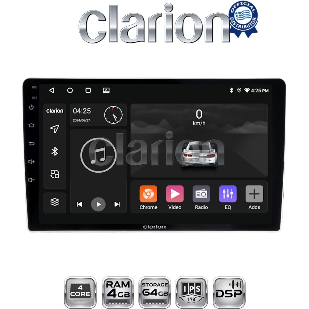 CLARION GL32200 Οθόνη OEM Multimedia Αυτοκινήτου για Nissan Navara 1998 > 2004 (CarPlay/AndroidAuto/BT/GPS/WIFI/GPRS)