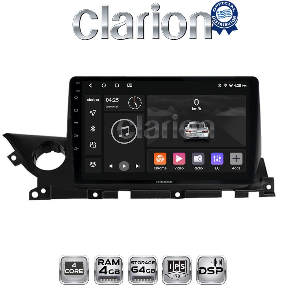 CLARION GL32223 Οθόνη OEM Multimedia Αυτοκινήτου για Mazda 6 2021> (CarPlay/AndroidAuto/BT/GPS/WIFI/GPRS)