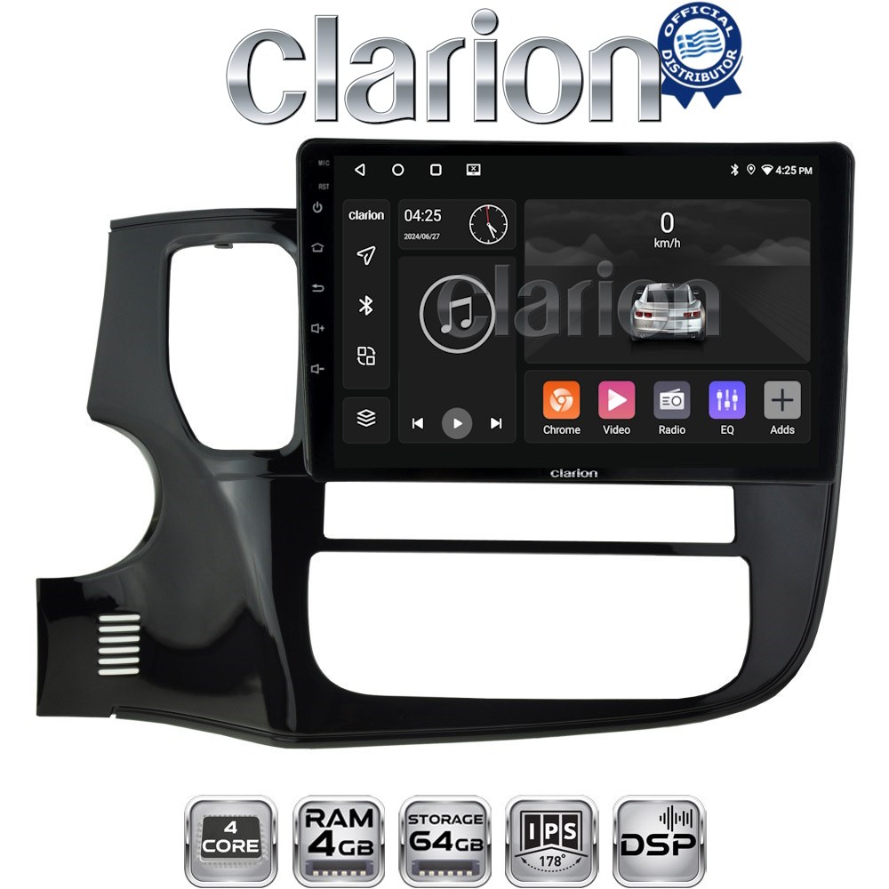 CLARION GL32231 Οθόνη OEM Multimedia Αυτοκινήτου για MITSUBISHI OUTLANDER  2013> (CarPlay/AndroidAuto/BT/GPS/WIFI/GPRS)