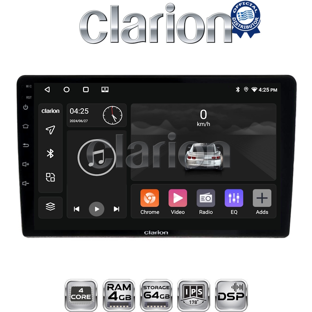 CLARION GL32237 Οθόνη OEM Multimedia Αυτοκινήτου για Ford Focus 1998 > 2004 (CarPlay/AndroidAuto/BT/GPS/WIFI/GPRS)