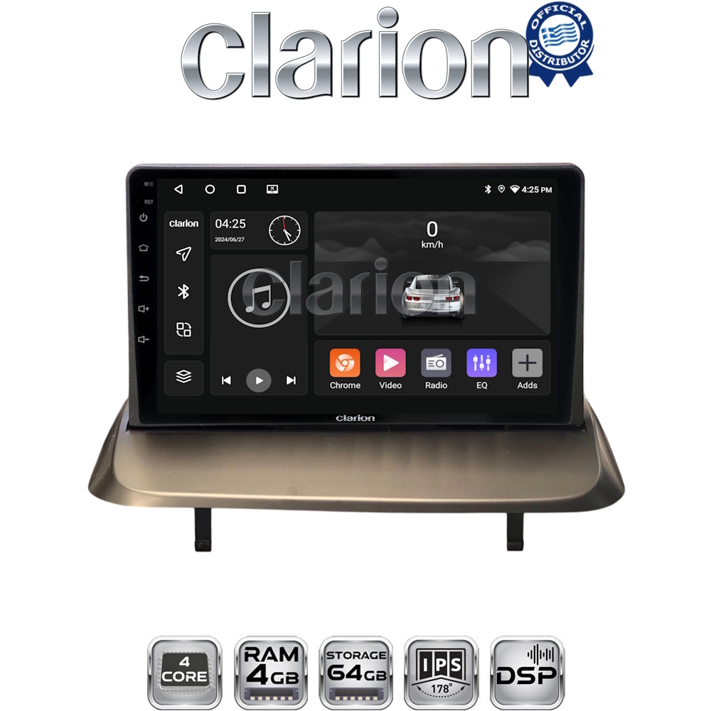 CLARION GL32323UP Οθόνη OEM Multimedia Αυτοκινήτου για Peugeot 3008 2009 > 2016 (CarPlay/AndroidAuto/BT/GPS/WIFI/GPRS)