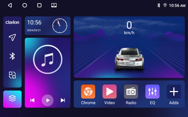 CLARION GL32345 Οθόνη OEM Multimedia Αυτοκινήτου για Ford Ranger 2011 > 2015 (CarPlay/AndroidAuto/BT/GPS/WIFI/GPRS)