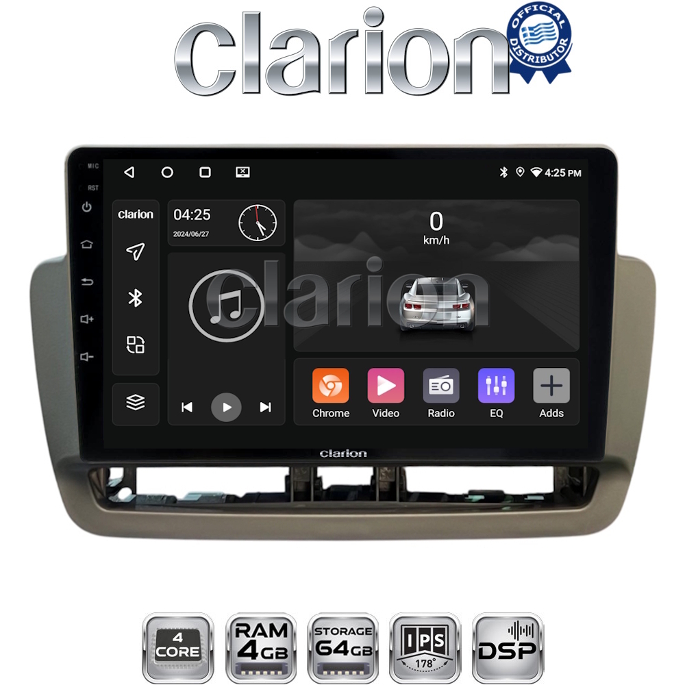 CLARION GL32346 Οθόνη OEM Multimedia Αυτοκινήτου για Seat Ibiza 2012 > 2015 (CarPlay/AndroidAuto/BT/GPS/WIFI/GPRS)