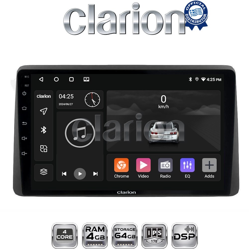 CLARION GL32355 Οθόνη OEM Multimedia Αυτοκινήτου για Nissan Juke 2021 > (CarPlay/AndroidAuto/BT/GPS/WIFI/GPRS)