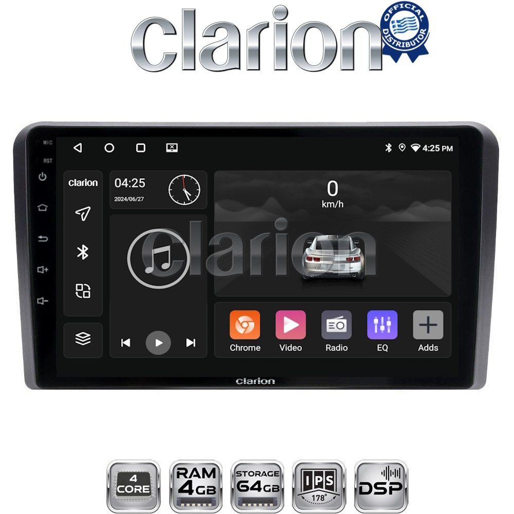 CLARION GL32403 Οθόνη OEM Multimedia Αυτοκινήτου για Ford Transit/Tourneo > 2018 (CarPlay/AndroidAuto/BT/GPS/WIFI/GPRS)