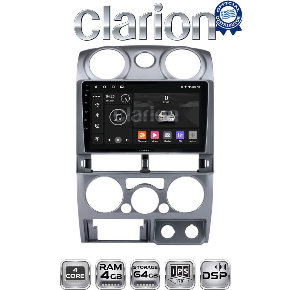 CLARION GL32425 Οθόνη OEM Multimedia Αυτοκινήτου για Isuzu D-Max 2008 > 2012 (CarPlay/AndroidAuto/BT/GPS/WIFI/GPRS)
