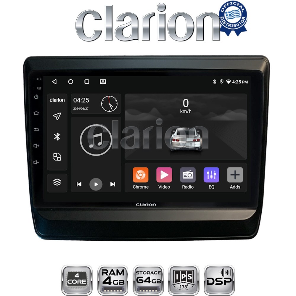 CLARION GL32431 Οθόνη OEM Multimedia Αυτοκινήτου για Isuzu DMAX 2021> (CarPlay/AndroidAuto/BT/GPS/WIFI/GPRS)