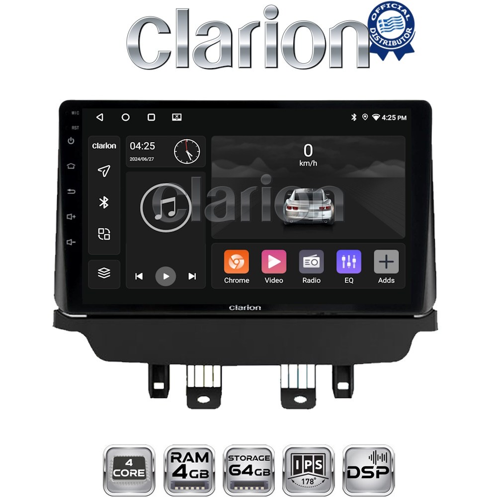 CLARION GL32442 Οθόνη OEM Multimedia Αυτοκινήτου για Mazda CX-3 2014 - 2021 (CarPlay/AndroidAuto/BT/GPS/WIFI/GPRS)