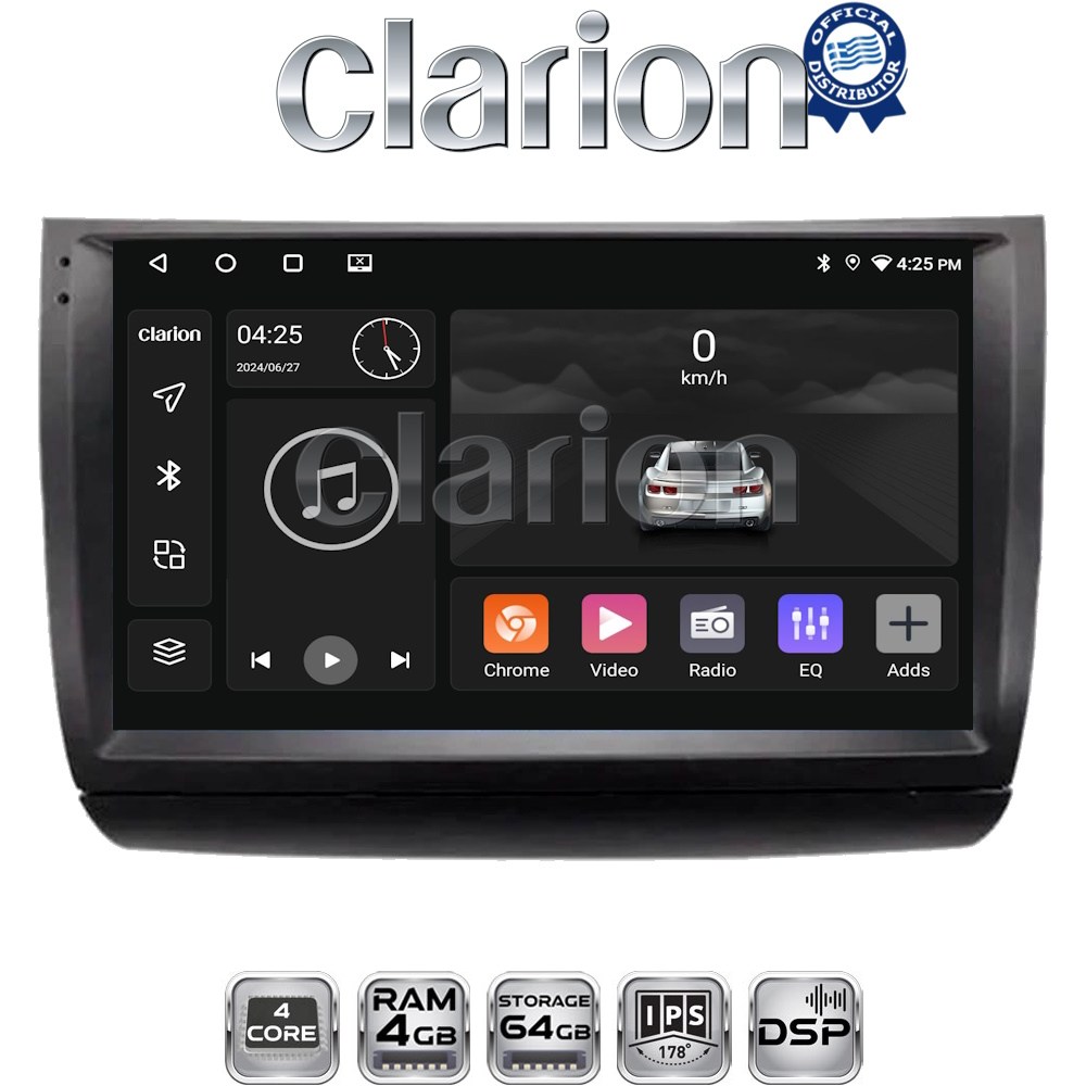 CLARION GL32481 Οθόνη OEM Multimedia Αυτοκινήτου για Toyota Prius 2002 > 2009 (CarPlay/AndroidAuto/BT/GPS/WIFI/GPRS)