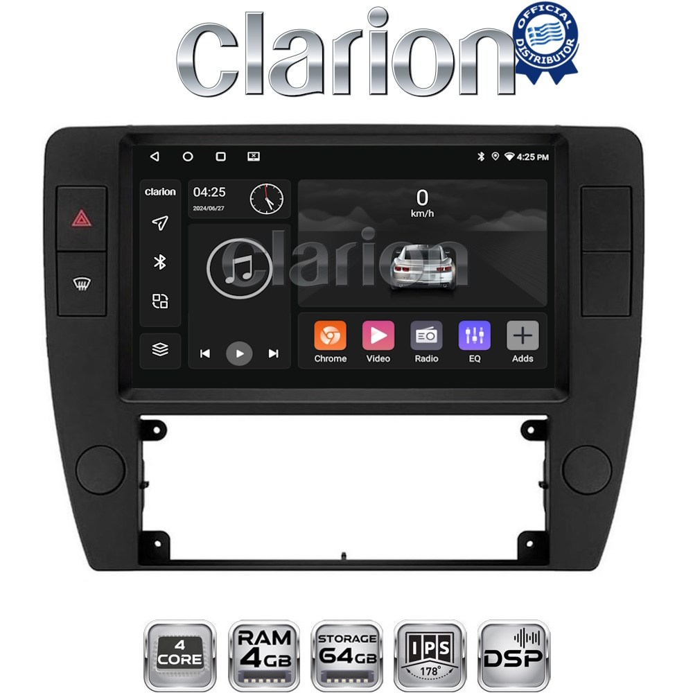 CLARION GL32501 Οθόνη OEM Multimedia Αυτοκινήτου για VW Passat 2000 > 2005 (CarPlay/AndroidAuto/BT/GPS/WIFI/GPRS)