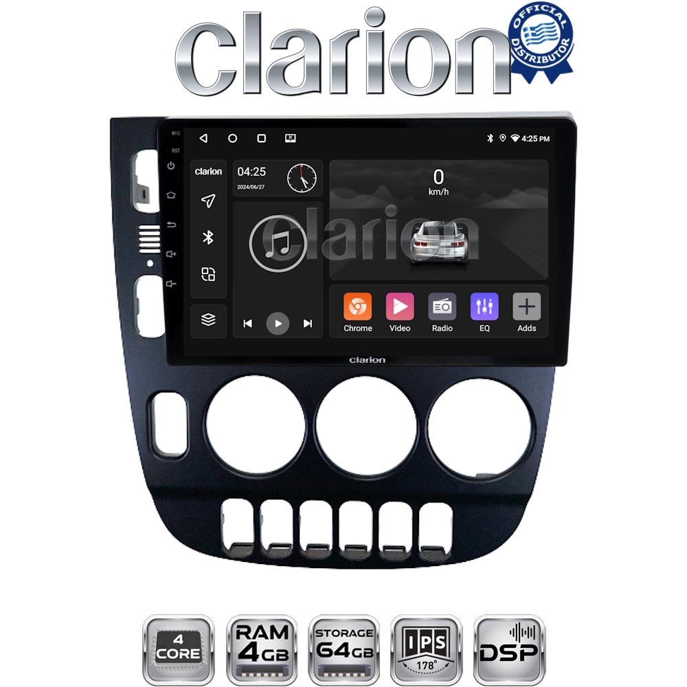 CLARION GL32506 Οθόνη OEM Multimedia Αυτοκινήτου για Mercedes ML W163 1998 > 2002 (CarPlay/AndroidAuto/BT/GPS/WIFI/GPRS)
