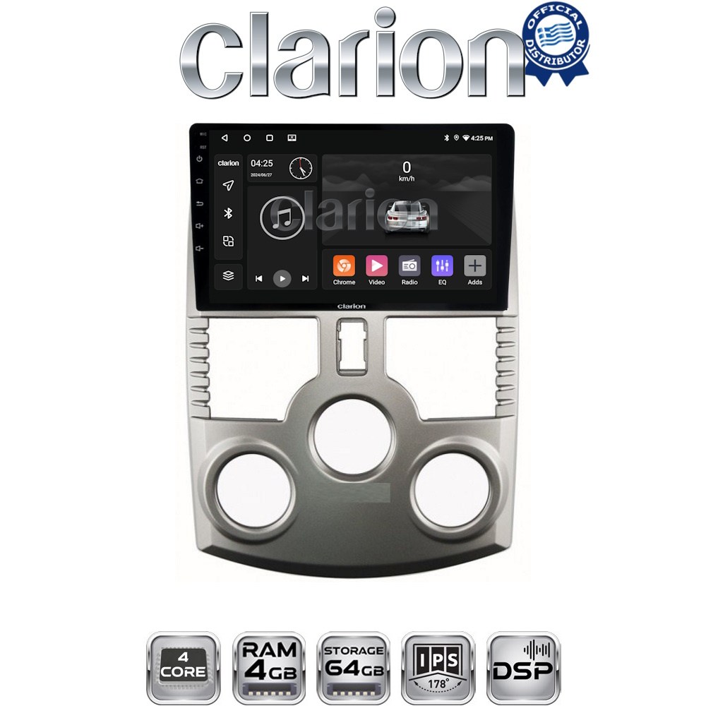 CLARION GL32520 Οθόνη OEM Multimedia Αυτοκινήτου για DAIHATSU TERIOS 2007> 2018 (CarPlay/AndroidAuto/BT/GPS/WIFI/GPRS)