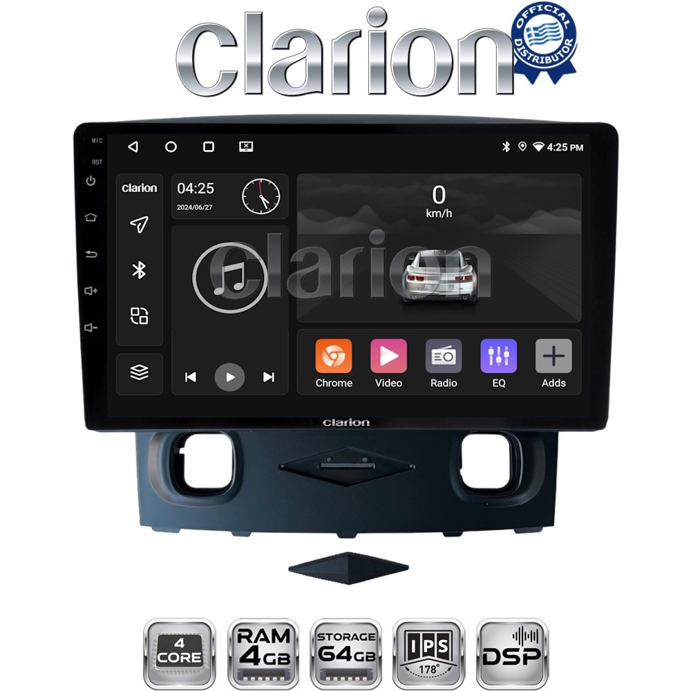 CLARION GL32553 Οθόνη OEM Multimedia Αυτοκινήτου για Ford Kuga 2008 > 2013 (CarPlay/AndroidAuto/BT/GPS/WIFI/GPRS)