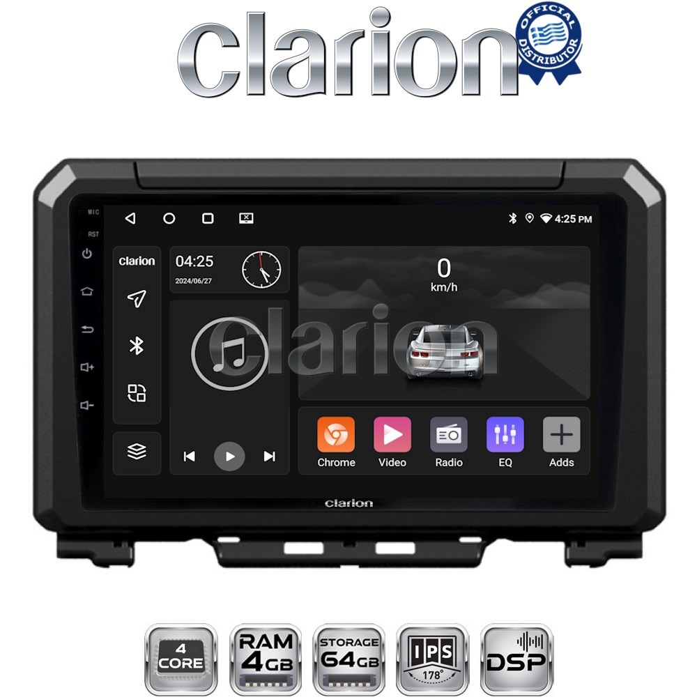 CLARION GL32570 Οθόνη OEM Multimedia Αυτοκινήτου για SUZUKI JIMNY 2018> (CarPlay/AndroidAuto/BT/GPS/WIFI/GPRS)