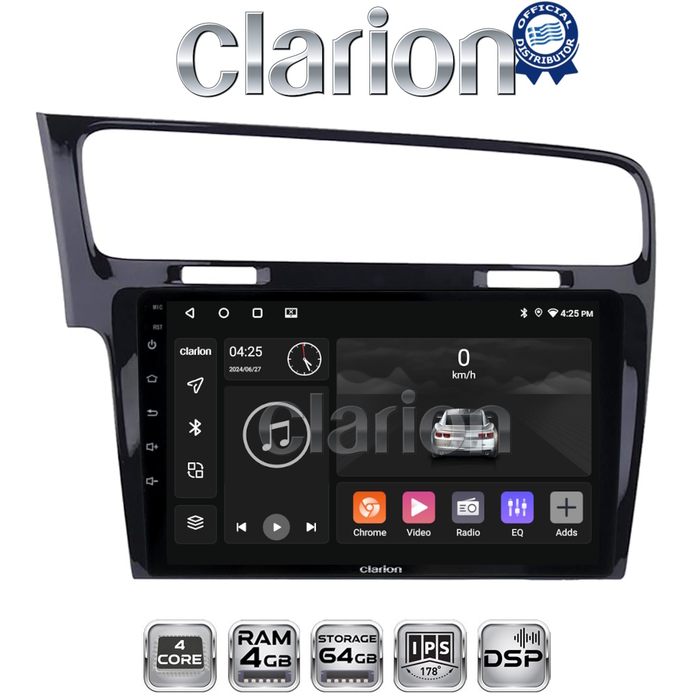 CLARION GL32591B Οθόνη OEM Multimedia Αυτοκινήτου για 0 (CarPlay/AndroidAuto/BT/GPS/WIFI/GPRS)