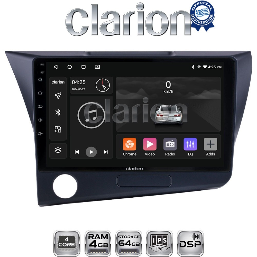 CLARION GL32629 Οθόνη OEM Multimedia Αυτοκινήτου για Honda CRZ 2010 > 2018 (CarPlay/AndroidAuto/BT/GPS/WIFI/GPRS)