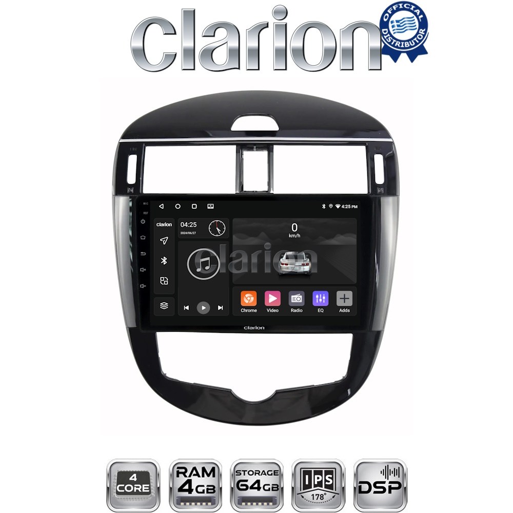 CLARION GL32648 Οθόνη OEM Multimedia Αυτοκινήτου για Nissan Pulsar 2015> (CarPlay/AndroidAuto/BT/GPS/WIFI/GPRS)