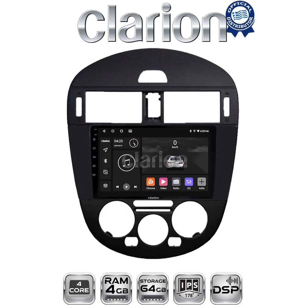 CLARION GL32648B Οθόνη OEM Multimedia Αυτοκινήτου για Nissan Pulsar 2015 > (CarPlay/AndroidAuto/BT/GPS/WIFI/GPRS)