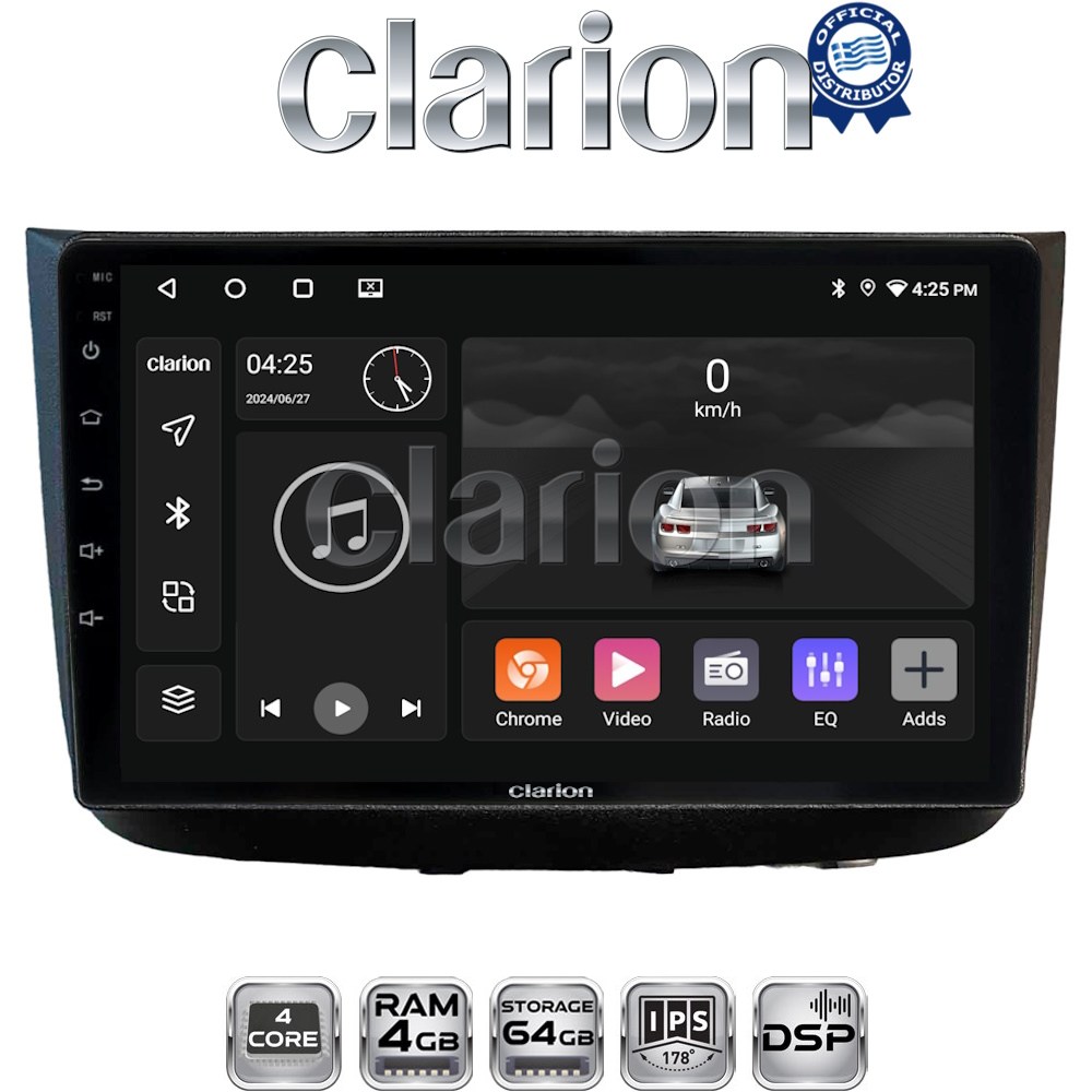 CLARION GL32667 Οθόνη OEM Multimedia Αυτοκινήτου για Mercedes Vito 2003 > 2015 (CarPlay/AndroidAuto/BT/GPS/WIFI/GPRS)