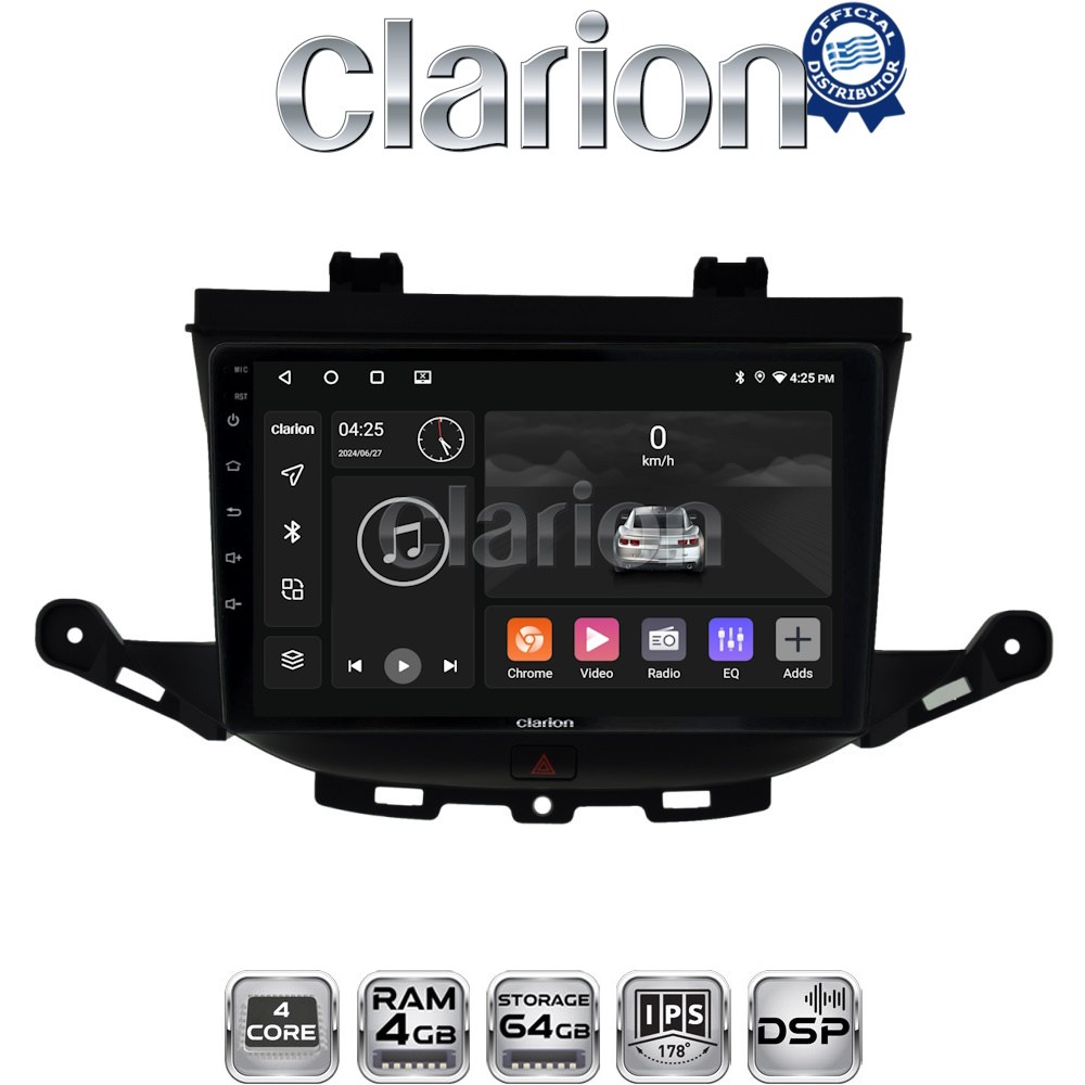 CLARION GL32674 Οθόνη OEM Multimedia Αυτοκινήτου για Nissan Navara 2006 > 2016 (CarPlay/AndroidAuto/BT/GPS/WIFI/GPRS)