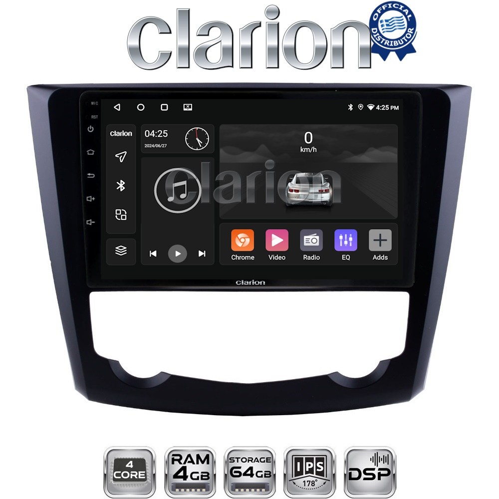 CLARION GL32688 Οθόνη OEM Multimedia Αυτοκινήτου για RENAULT KADJAR 2015>   (CarPlay/AndroidAuto/BT/GPS/WIFI/GPRS)