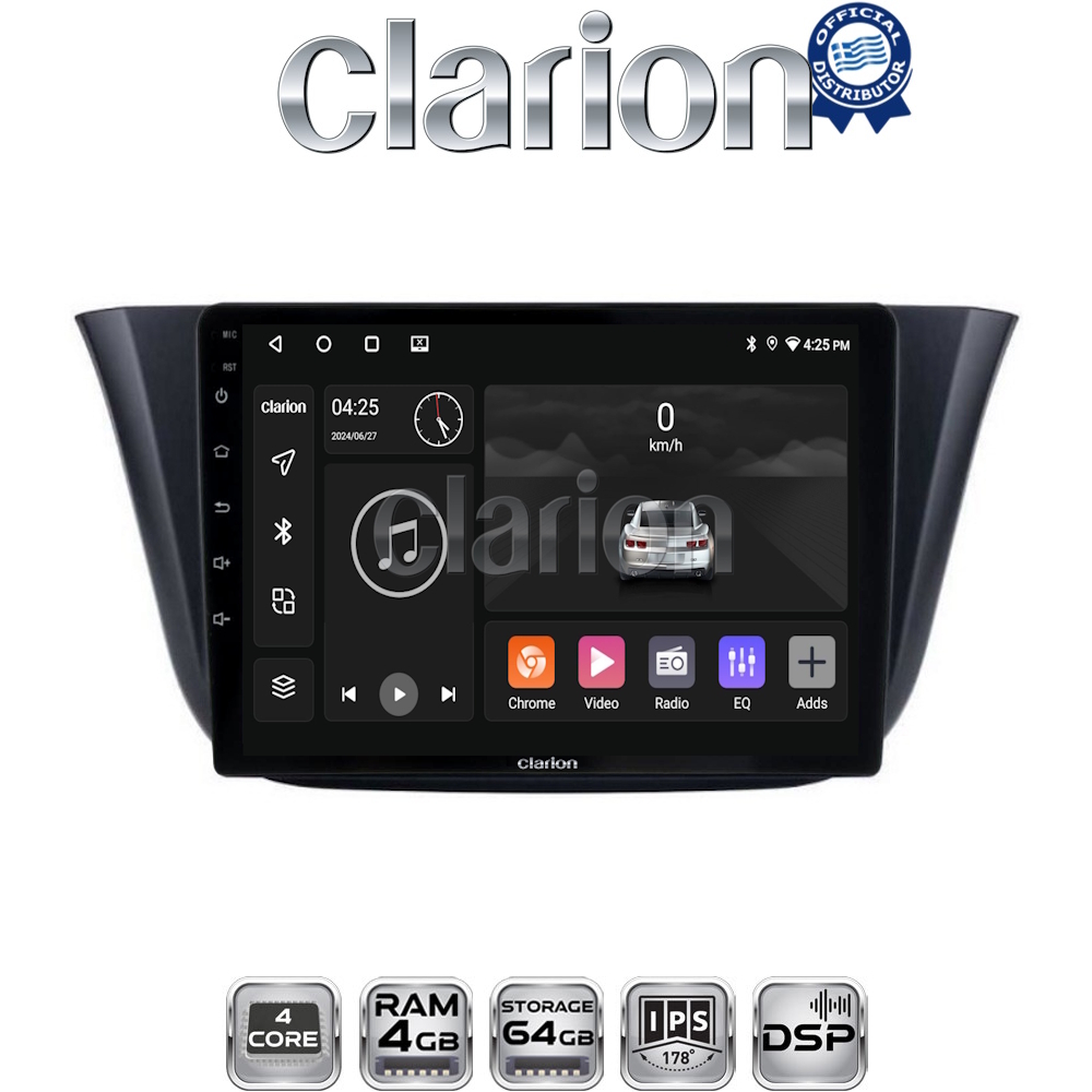 CLARION GL32690 Οθόνη OEM Multimedia Αυτοκινήτου για Iveco Daily 2014 > (CarPlay/AndroidAuto/BT/GPS/WIFI/GPRS)