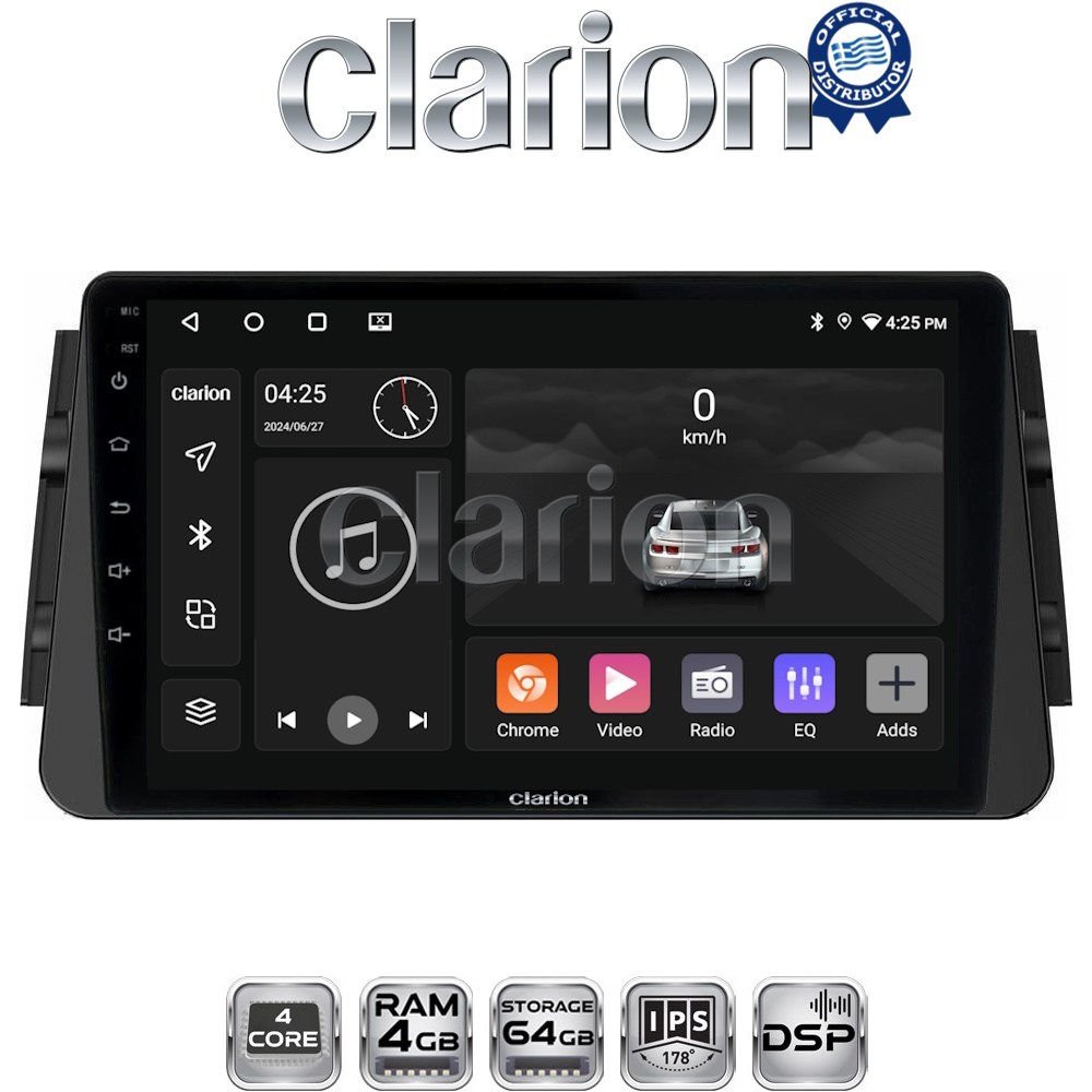 CLARION GL32714 Οθόνη OEM Multimedia Αυτοκινήτου για Nissan Micra (K14) 2017> (CarPlay/AndroidAuto/BT/GPS/WIFI/GPRS)