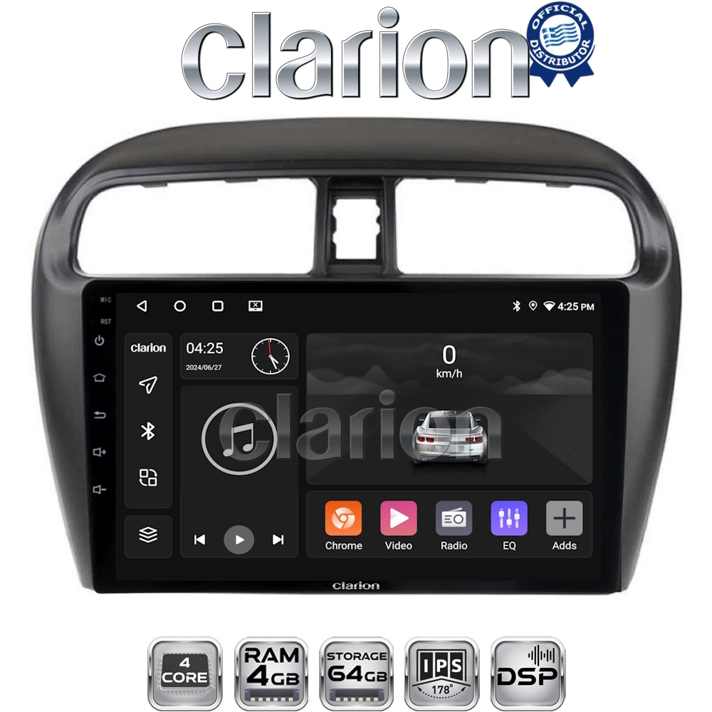 CLARION GL32850 Οθόνη OEM Multimedia Αυτοκινήτου για Mitsubishi Spacestar 2013> (CarPlay/AndroidAuto/BT/GPS/WIFI/GPRS)
