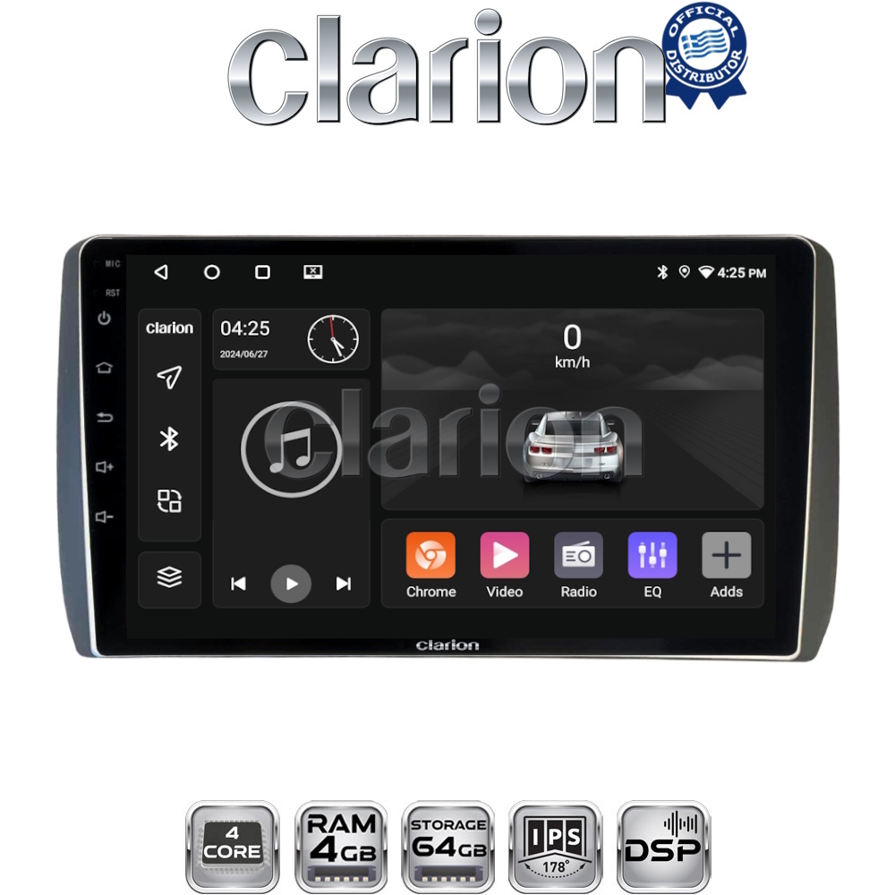 CLARION GL32885 Οθόνη OEM Multimedia Αυτοκινήτου για Toyota Urban - IST 2007 > 2016 (CarPlay/AndroidAuto/BT/GPS/WIFI/GPRS)