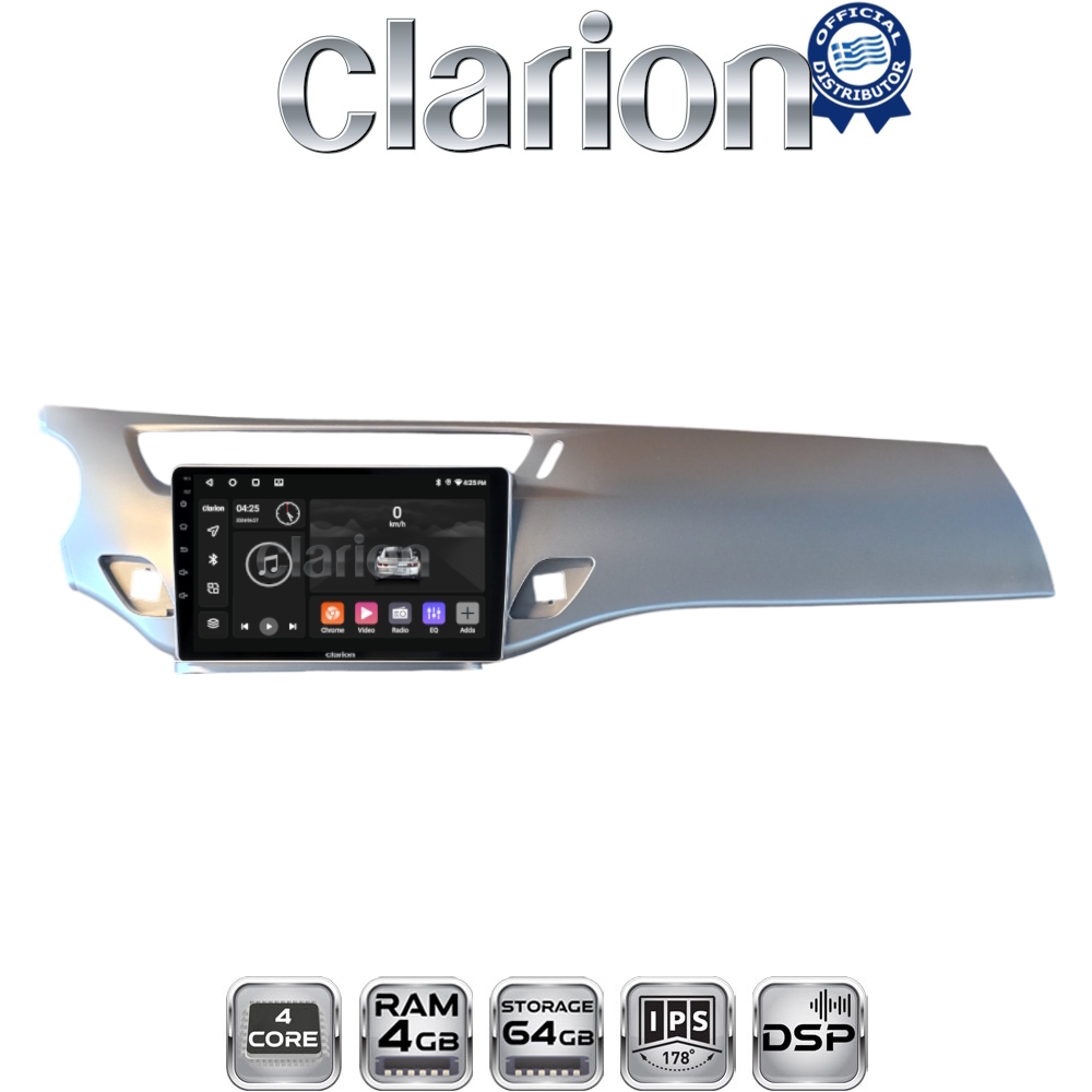 CLARION GL32940S Οθόνη OEM Multimedia Αυτοκινήτου για Citroen C3 DS3 2009 > 2016 (CarPlay/AndroidAuto/BT/GPS/WIFI/GPRS)