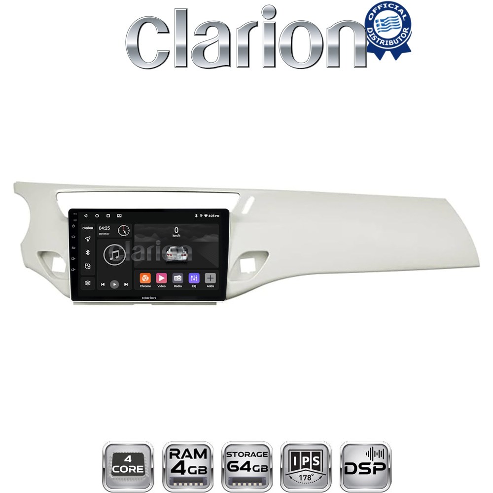 CLARION GL32940W Οθόνη OEM Multimedia Αυτοκινήτου για Citroen C3 /DS3 2009 > 2016 (CarPlay/AndroidAuto/BT/GPS/WIFI/GPRS)