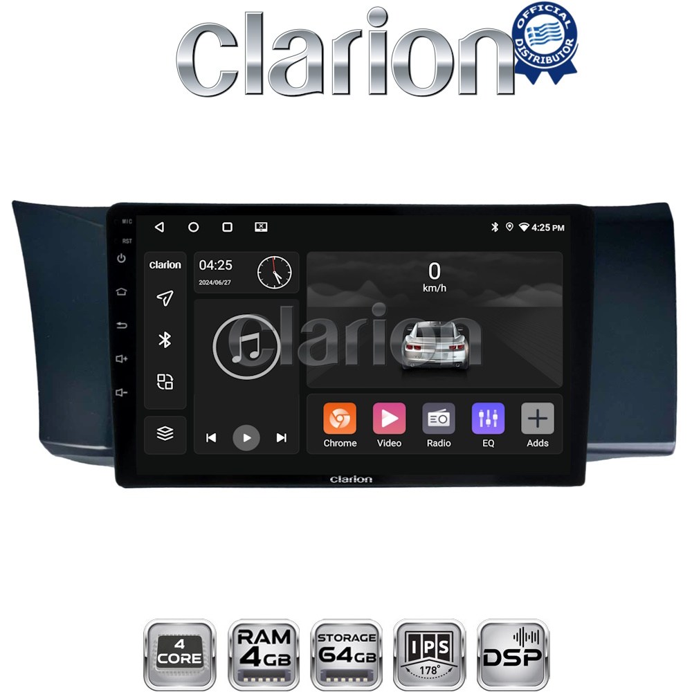 CLARION GL32991 Οθόνη OEM Multimedia Αυτοκινήτου για Subaru BRZ & Toyota GT86 2013 > (CarPlay/AndroidAuto/BT/GPS/WIFI/GPRS)