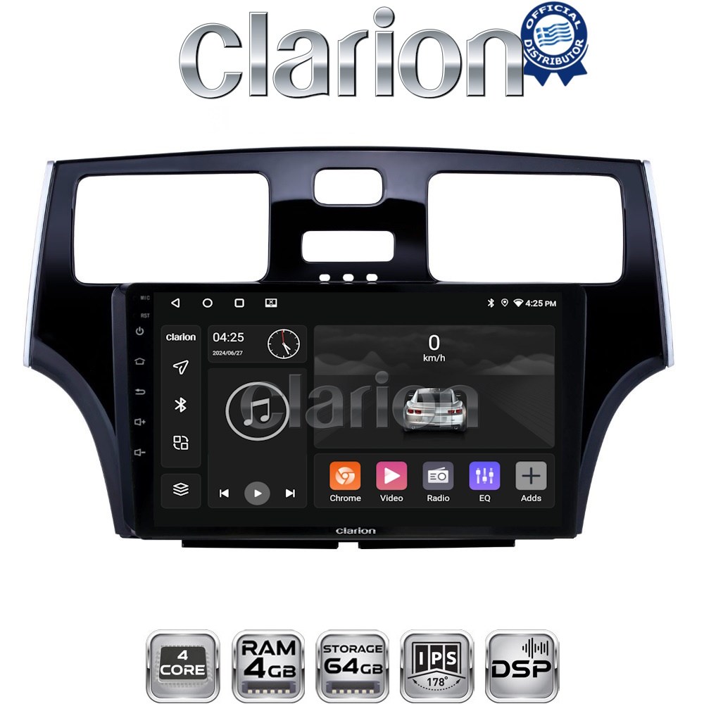 CLARION GL32993 Οθόνη OEM Multimedia Αυτοκινήτου για Lexus ES 2001 > 2007 (CarPlay/AndroidAuto/BT/GPS/WIFI/GPRS)