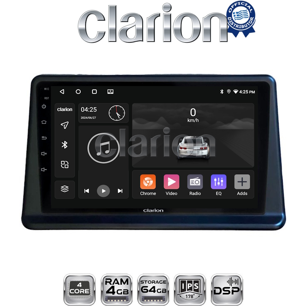 CLARION GL32998 Οθόνη OEM Multimedia Αυτοκινήτου για Mitsubishi Pajero 1996 > 2003 (CarPlay/AndroidAuto/BT/GPS/WIFI/GPRS)