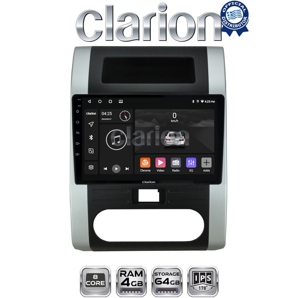 CLARION GL52002 Οθόνη OEM Multimedia Αυτοκινήτου για NISSAN X-TRAIL 2007 > 2013 (CarPlay/AndroidAuto/BT/GPS/WIFI/GPRS)