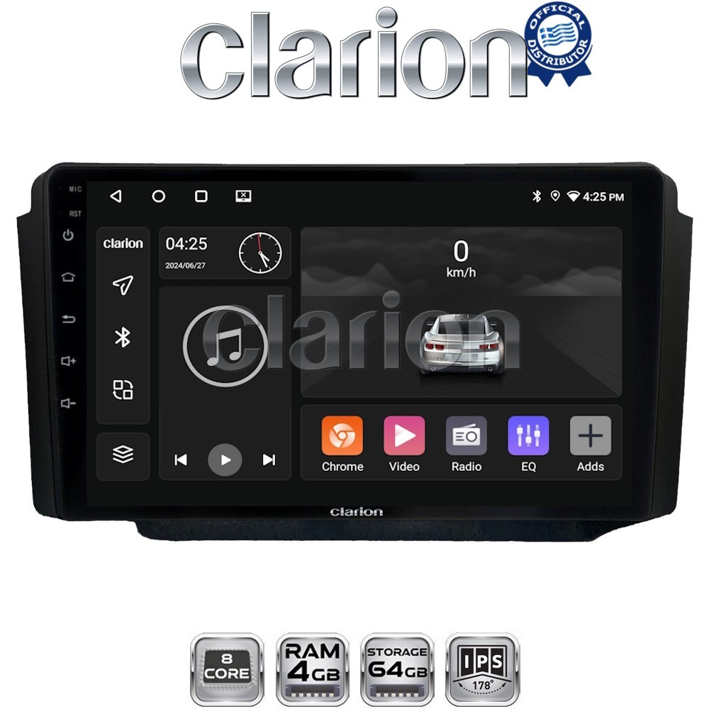 CLARION GL52013 Οθόνη OEM Multimedia Αυτοκινήτου για Ssangyong Rexton 2002>2006(CarPlay/AndroidAuto/BT/GPS/WIFI/GPRS)
