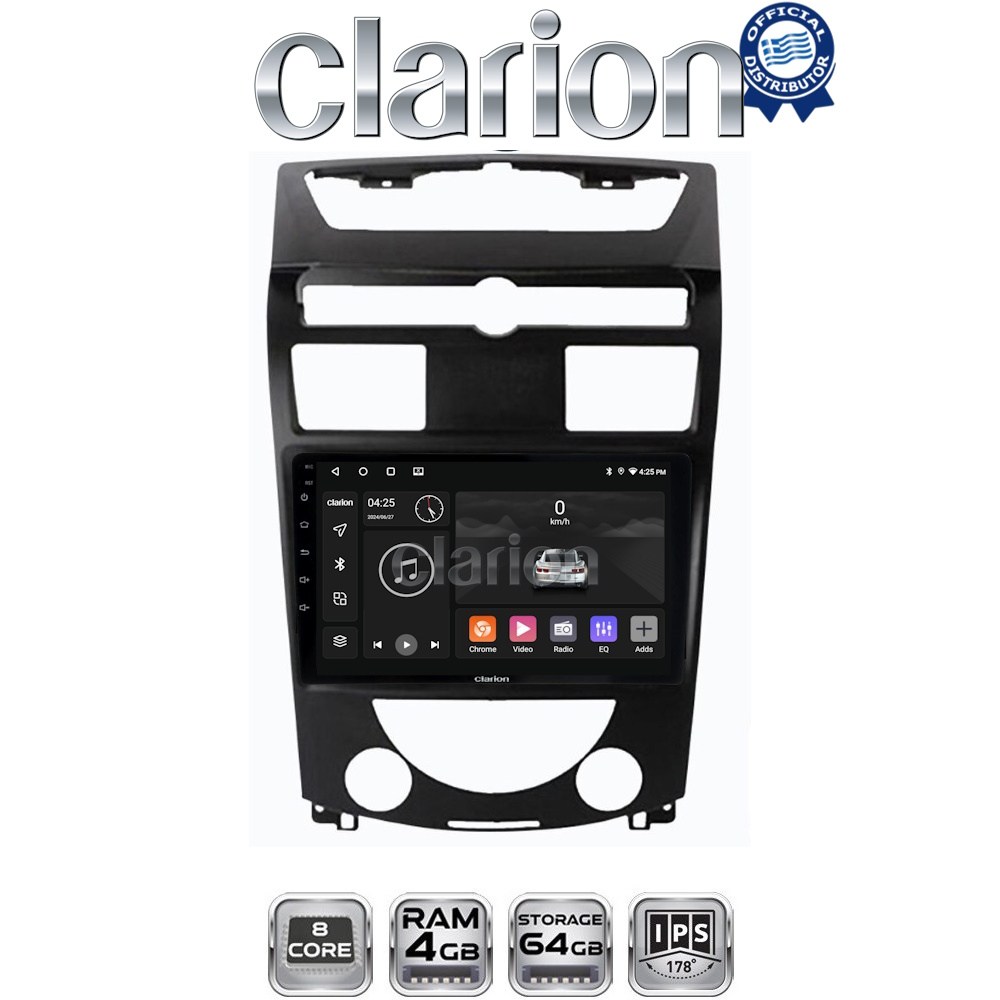 CLARION GL52014 Οθόνη OEM Multimedia Αυτοκινήτου για Ssangyong Rexton 2006>2015(CarPlay/AndroidAuto/BT/GPS/WIFI/GPRS)