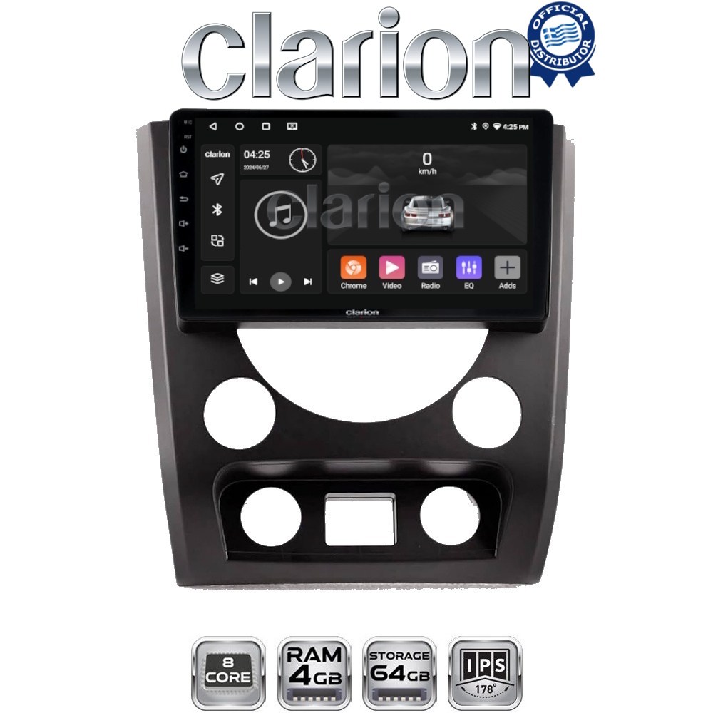 CLARION GL52014A Οθόνη OEM Multimedia Αυτοκινήτου για SsangYong Rexton 2015 > 2016 (CarPlay/AndroidAuto/BT/GPS/WIFI/GPRS)