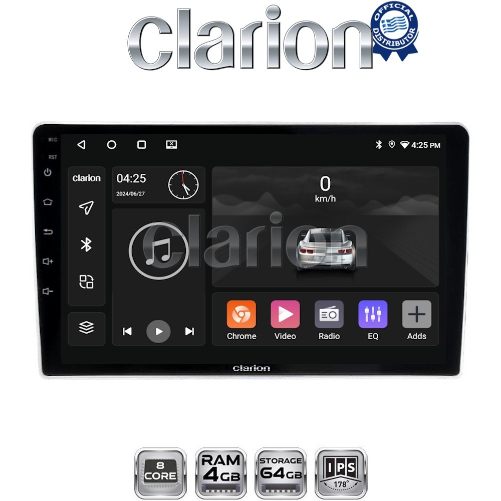 CLARION GL52023SA Οθόνη OEM Multimedia Αυτοκινήτου για Kia Sportage 2004 > 2010 (CarPlay/AndroidAuto/BT/GPS/WIFI/GPRS)