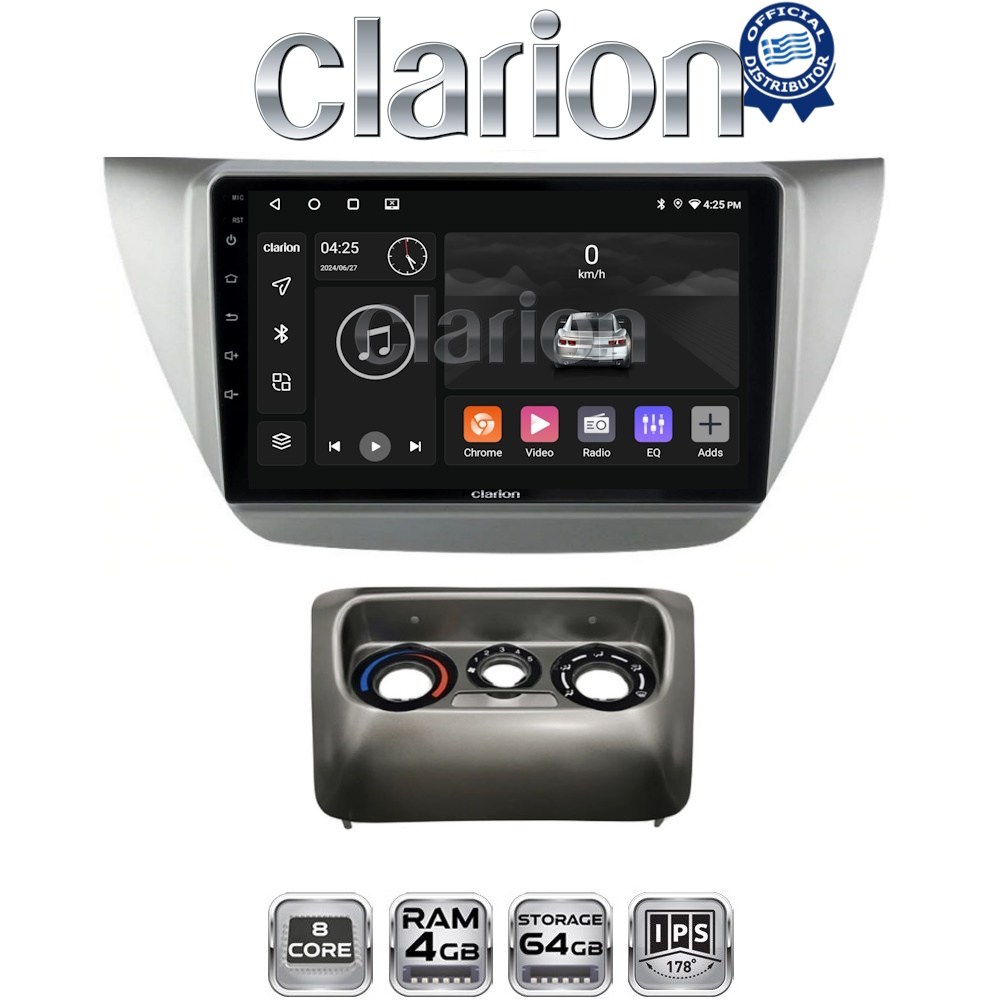 CLARION GL52036 Οθόνη OEM Multimedia Αυτοκινήτου για MITSUBISHI Lancer 2000>2007 (CarPlay/AndroidAuto/BT/GPS/WIFI/GPRS)