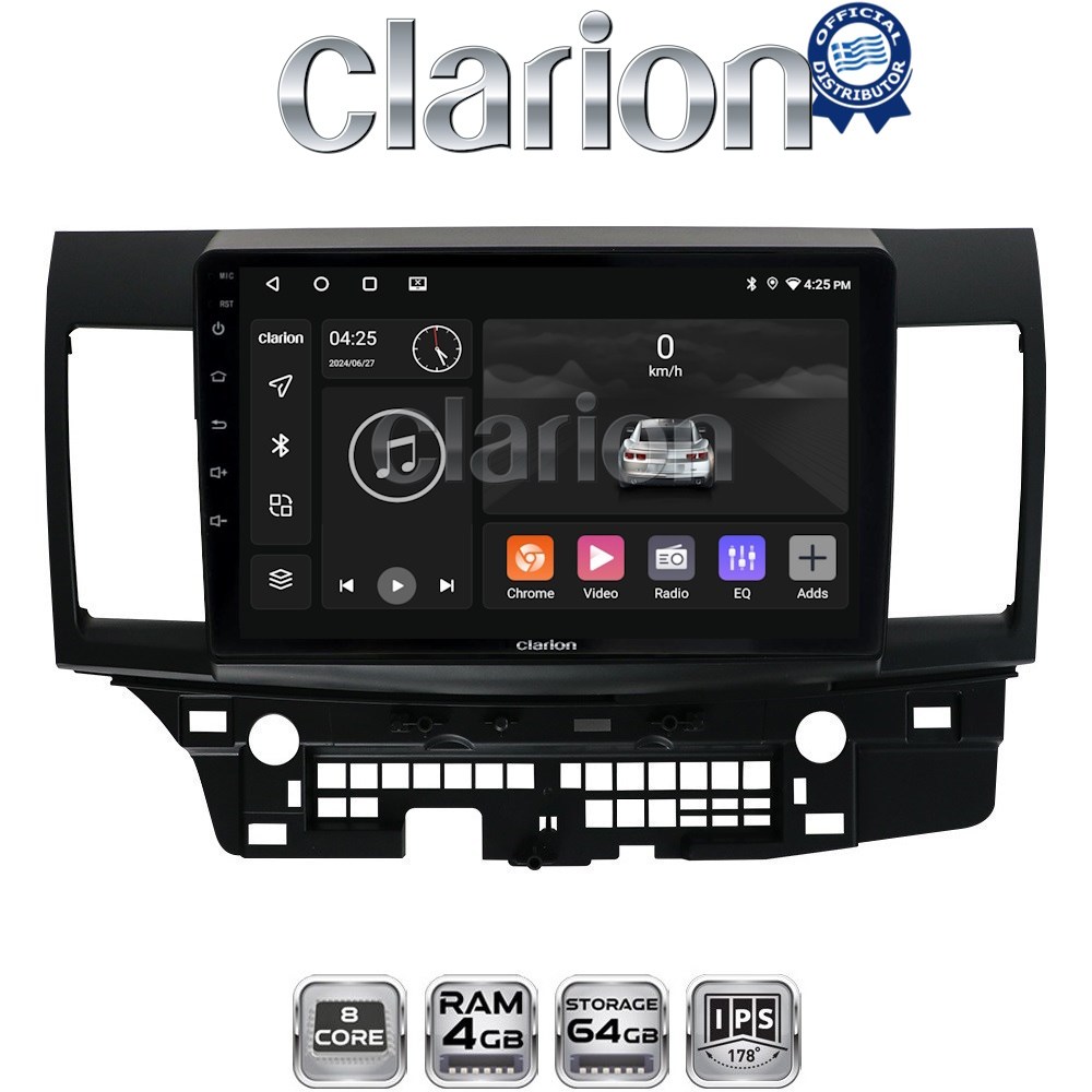 CLARION GL52037 Οθόνη OEM Multimedia Αυτοκινήτου για MITSUBISHI LANCER 2008> (CarPlay/AndroidAuto/BT/GPS/WIFI/GPRS)