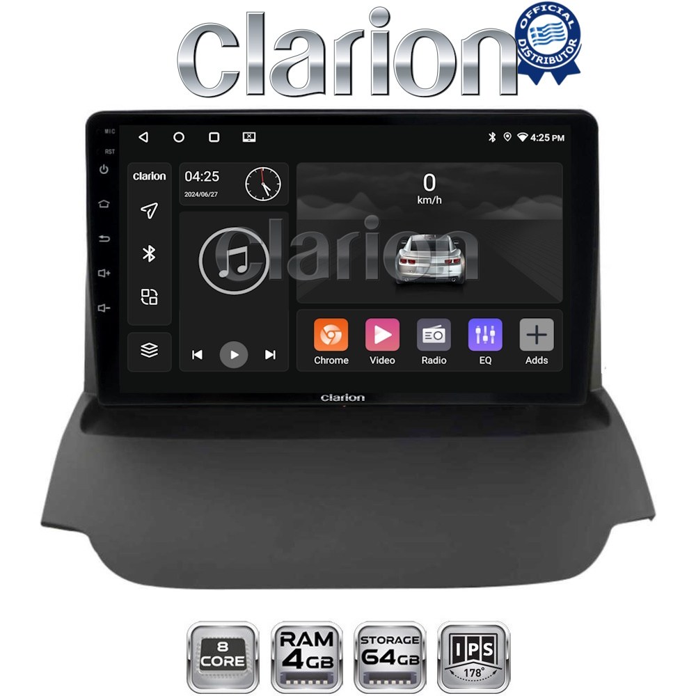 CLARION GL52039 Οθόνη OEM Multimedia Αυτοκινήτου για FORD ECOSPORT 2012>2017  (CarPlay/AndroidAuto/BT/GPS/WIFI/GPRS)