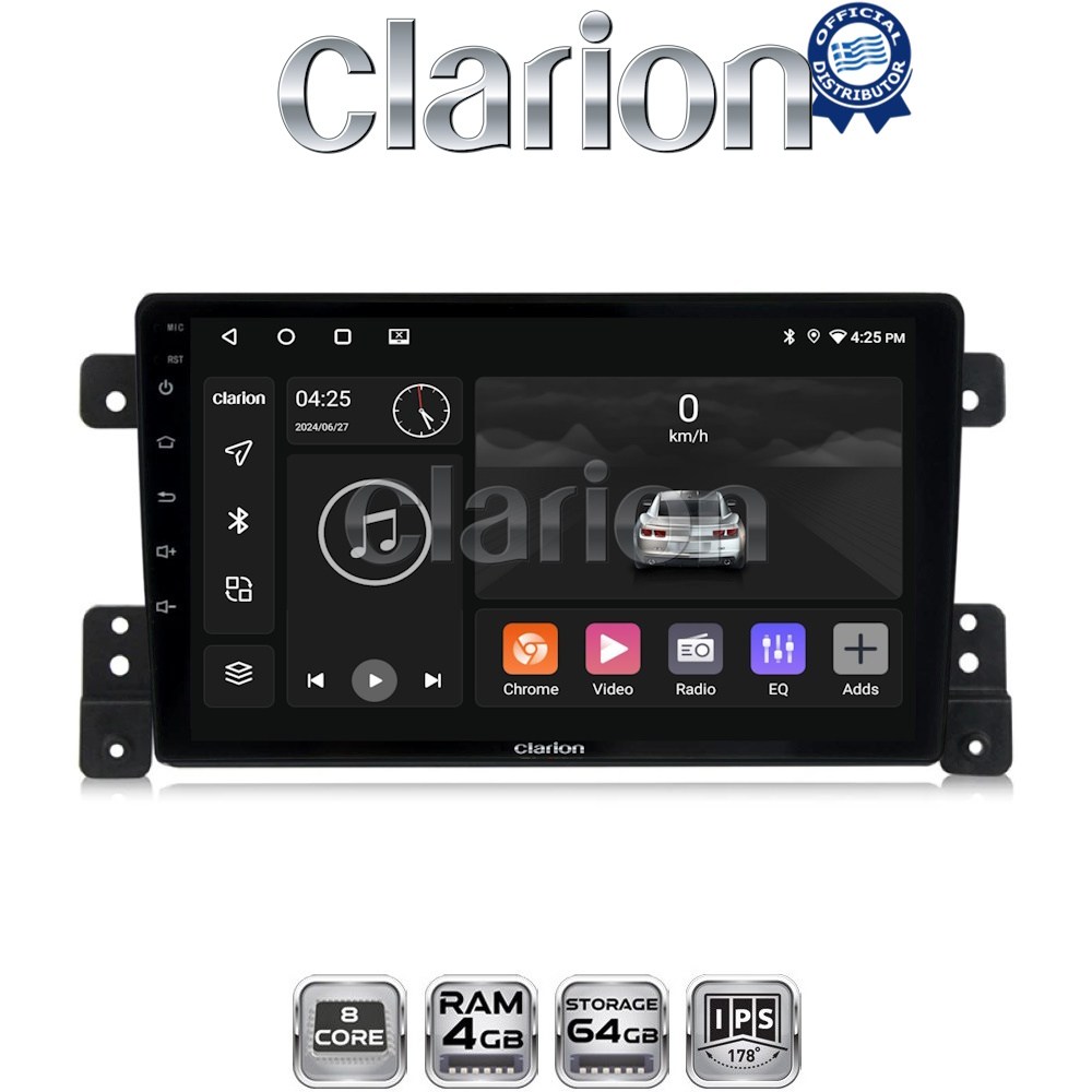 CLARION GL52053 Οθόνη OEM Multimedia Αυτοκινήτου για SUZUKI G.VITARA 2005>2015 (CarPlay/AndroidAuto/BT/GPS/WIFI/GPRS)