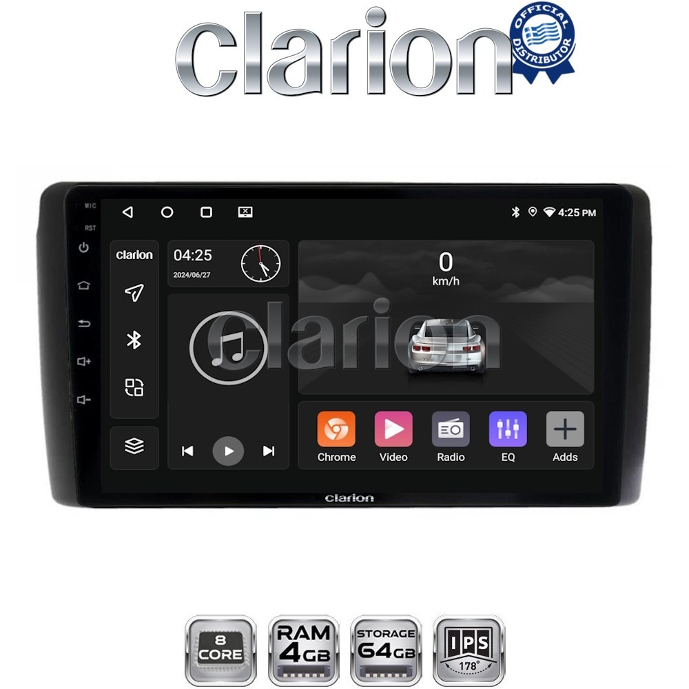 CLARION GL52070 Οθόνη OEM Multimedia Αυτοκινήτου για Nissan Leaf 2009 > 2017 (CarPlay/AndroidAuto/BT/GPS/WIFI/GPRS)