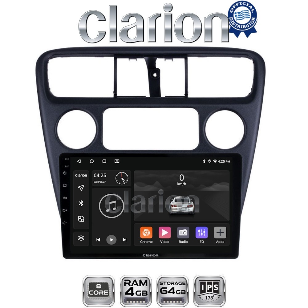 CLARION GL52082 Οθόνη OEM Multimedia Αυτοκινήτου για Honda Accord Coupe 1998>2004 (CarPlay/AndroidAuto/BT/GPS/WIFI/GPRS)