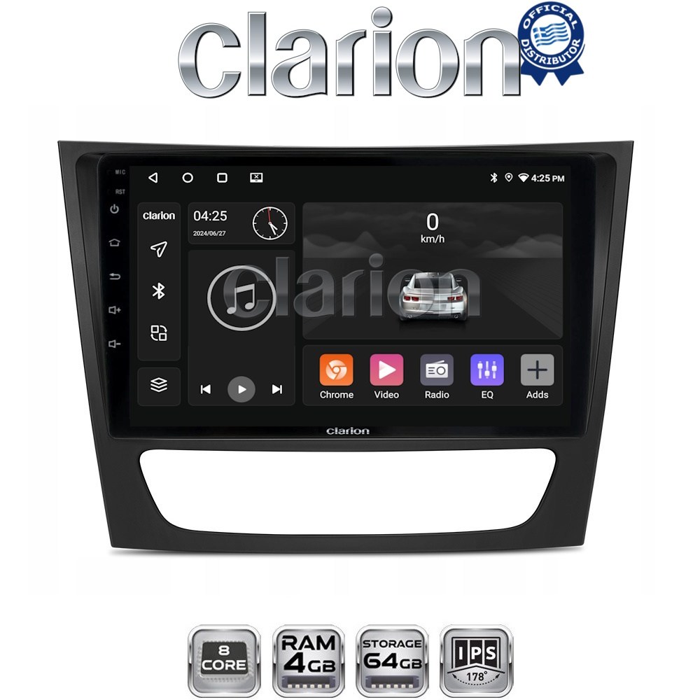 CLARION GL52090 Οθόνη OEM Multimedia Αυτοκινήτου για MERCEDES E class (W211)  (CarPlay/AndroidAuto/BT/GPS/WIFI/GPRS)