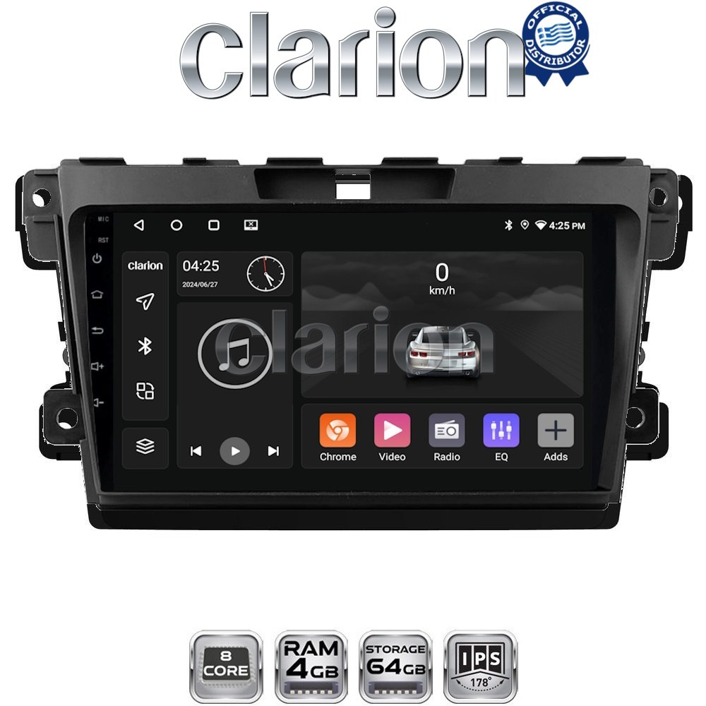 CLARION GL52097 Οθόνη OEM Multimedia Αυτοκινήτου για MAZDA CX7 2006> (CarPlay/AndroidAuto/BT/GPS/WIFI/GPRS)