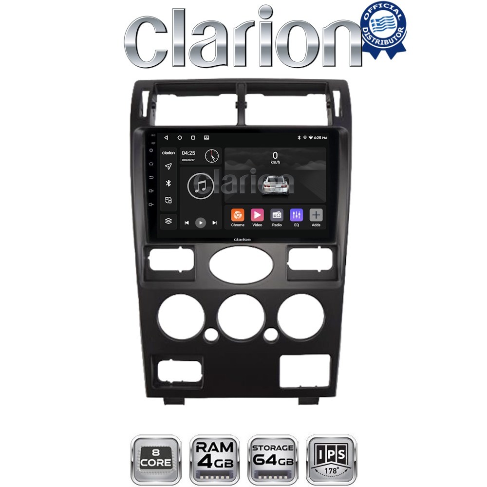 CLARION GL52105 Οθόνη OEM Multimedia Αυτοκινήτου για Ford Mondeo 2003 > 2006 (CarPlay/AndroidAuto/BT/GPS/WIFI/GPRS)