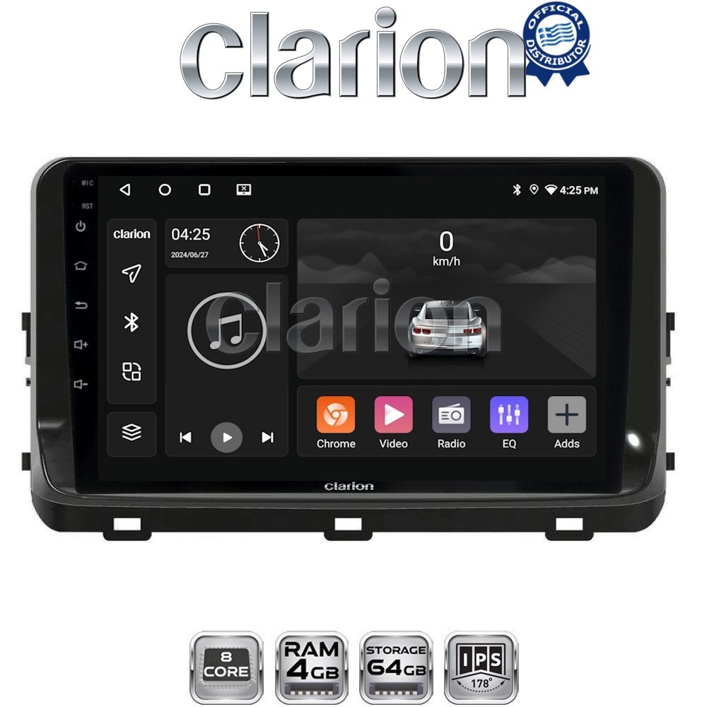CLARION GL52123 Οθόνη OEM Multimedia Αυτοκινήτου για KIA XCEED 2018> (CarPlay/AndroidAuto/BT/GPS/WIFI/GPRS)